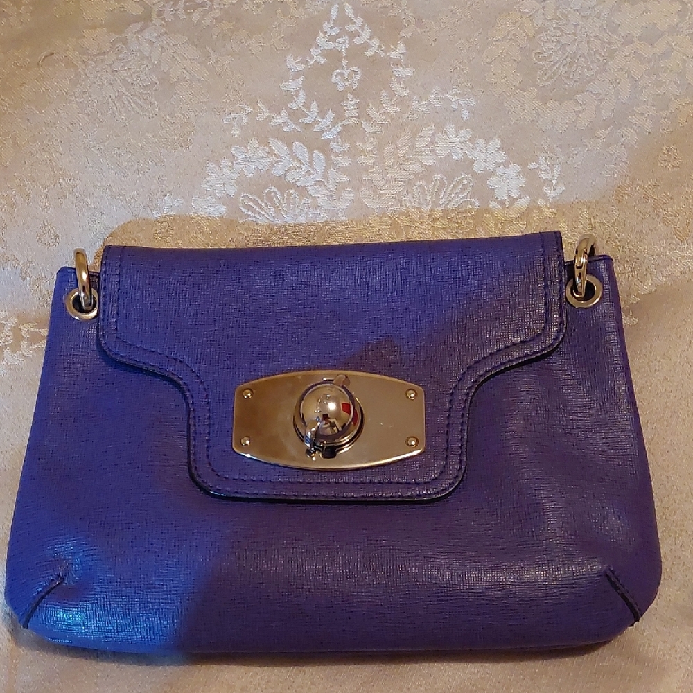 Elegant Purple Women's Bag Furla Leather